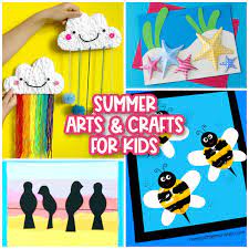 Children are natural creators, whether it's in the (play) kitchen, on minecraft, or when they tackle a variety of arts and crafts for kids. Easy And Fun Summer Arts And Crafts For Kids Messy Little Monster