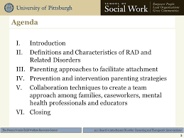 Parenting And Therapeutic Interventions 921 Reactive Attachment Disorder Rad Ppt Download