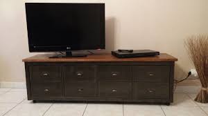Banc Tele De Style Industriel Avec Kallax Meuble Metal Ikea Meubles Ikea Kallax Ikea
