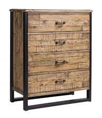 Collection by furniturewala • last updated 7 weeks ago. Urban Loft Reclaimed Pine Industrial 4 Drawer Chest Cfs Furniture Uk