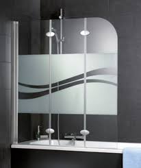 212.00 chf * / st. Schulte Expressplus Komfort Badewannenfaltwand 3 Teilig Alu Natur 1250x1400 Mm Echtglas Dekor Liane