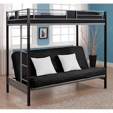 Elya Twin Over Full Futon Bunk Bed Loft Bed With Couch Modern Bunk Beds Futon Bunk Bed