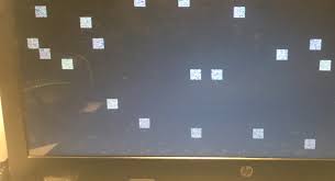 Try windows key + ctrl + c. Black Screen With White Flashing Squares