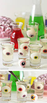 Floating Eyeball Jello Shots Easy And So Cute For Halloween From Sugarhero Com Halloween Jello Shots Halloween Jello Jello Shot Recipes