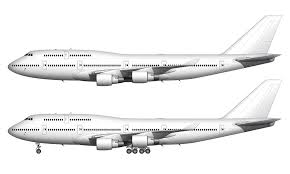 In 1965, joe sutter left the 737 development program to design the 747, the first twin aisle airliner. Boeing 747 400 Blank Illustration Templates With Pratt Whitney And Rolls Royce Engines Norebbo