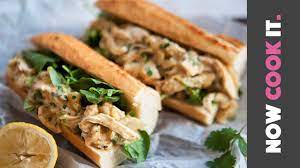The warmed tortillas are loaded with juicy, shortcut fiesta shredded chicken then piled with all your favorite toppings from fresh guacamole to vibrant pico de gallo to crunchy lettuce and creamy sour cream. Pulled Chicken Sandwich Recipe Now Cook It Youtube