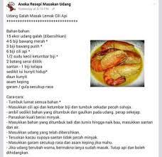 Udang Galah Masak Lemak Ciliapi Food Vegetables Radish