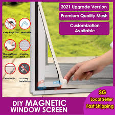 And then the magnets will attract and reattach on their own! Art Living Diy Magnetic Mosquito Net Kit Fly Screen Insect Screen Invisible Fly Mosquito Repellent Mosquito Net Shopee Singapore