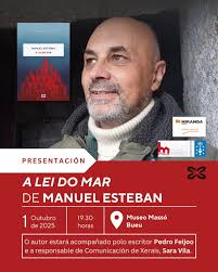 Presentación libro: «A lei do mar» de Manuel Esteban