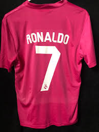 There are 16 suppliers who sells real ronaldo jersey on alibaba.com, mainly located in asia. Cristiano Ronaldo Real Madrid Fly Emirates Pink Soccer Jersey Small