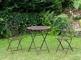 Gartentisch Und 2 Stuhle Eisen Schmiedeeisen Antik Stil Gartenmobel Braun Stein Gartentisch Schmiedeeisen Bepflanzung