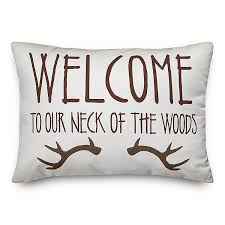 Check spelling or type a new query. Our Neck Of The Woods Outdoor Pillow Kirklands