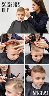 Part their hair in the middle with the comb and then part it again starting at the top of the crown of the head, down to the top of the ear. 60 Trendiest Boys Haircuts And Hairstyles Menshaircuts Com