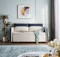 Linsy Loveseat Sleeper Sofa Bed With Fabric LS210SF6 ...