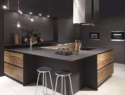cuisine design cuisiniste specialiste des meubles de cuisine haut de gamme sur mesure de qualite al cuisine moderne cuisine noire et bois cuisines design