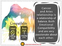 The other triplicities are water signs (cancer, scorpio, pisces), air signs (libra, aquarius, gemini), and earth signs (capricorn, taurus, virgo). Cancer And Aries Compatibility Love Life Trust And Sex Compatibility Zodiacsigns Horoscope Com