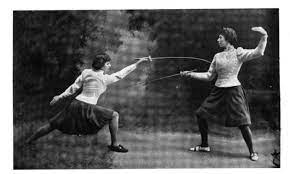 Photograph Of Two Women Fencing From Lady S Realm Magazine Volume Xii 1902 Women S Fencing Photos Of Women Martial Arts