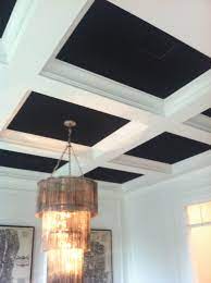 Of course, the coffered ceiling performs functional tasks. Pin By Lourdes Khan On Live Coffered Ceiling Ceiling Design Design