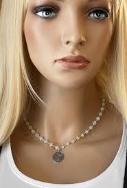 Sterling Silver Saint Michael Rosary Necklace ~ Saint Michael Protection  Medallion