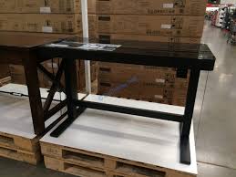 Bates modern glass top dining table high quality steel frame; Tresanti Adjustable Height Desk Model Odp10555 48d913 Costcochaser