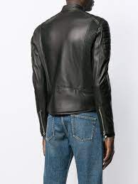 Sandro Paris Zipped Biker Jacket Farfetch In 2021 Biker Jacket Jackets Sandro Paris