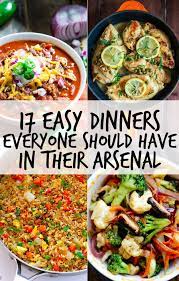 17 Easy Dinners You Should Know How To Cook After College Easy Dinner Recipes Dinner