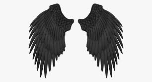 Realistic Angel Wings Black 3d Max 3d Model Black Angel Wings Angel Wings Angel