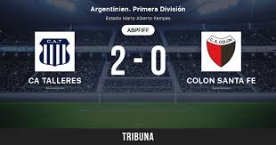 Head to head statistics and prediction, goals, past matches, actual form for. Ca Talleres Vs Colon Santa Fe Head To Head Statistiken Des Spiels 03 03 2019 Tribuna Com