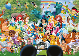 Puzzle Educa El Maravilloso Mundo De Disney Ii 1 000 Piezas Disney Magical World Cartoons Disney Art Disney Friends Disney Wallpaper