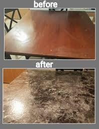 I was wondering if the steel is going to be a bad thing as far as items shorting as i could just leave a plugged in computer power supply laying on the table surface. Re Did My Scratched Up Table Top With Vinyl Peel And Stick Tile When Doing This On Your Table Make Sure Diy House Projects Tile Tables Peel And Stick Tile