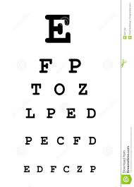 Eye Test Chart Stock Photo Image Of Eyes Blind Character