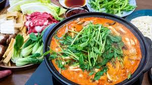 Korean Shabu Shabu Spicy Full Set Menu Rezept Rezepte