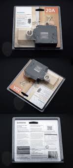 Siemens Qa120afcp 20a Combination Arc Fault Circuit Breaker Afci 20 Amp Circuit Siemens Breakers