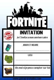 Invitation Gratuite Fortnite Leblogdegateaudetoiles Over Blog Com Invitation Gratuite Invitation Anniversaire Idee Invitation Anniversaire
