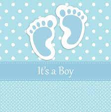Baby Boy Footprints Card Free Stock Photo Hd Public Domain Pictures Baby Boy Background Baby Cards Baby Footprints