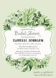 Greenery Bridal Shower Invitation Printed Or Printable Etsy Bridal Shower Invitations Printable Bridal Shower Invitations Bridal Shower