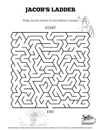Genesis 28 Jacobs Ladder Bible Mazes Can Your Kids Navigate Every Twist And Turn Of This Jacobs Ladder Acti Sunday School Lessons Jacob S Ladder Sunday School