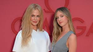 Nicole Kidman and rarely-seen daughter Sunday, 16, look like twins as they  party in Paris | HELLO!