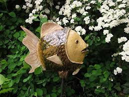 Ist es sinnvoll, dass beste keramik im garten zu kaufen? Garten Dekoration Fisch Keramik Camena Grun Weiss Sand Grosse Ca 25 Cm Hoch Ca 27 Cm Lang Amazon De Handmade Produkte