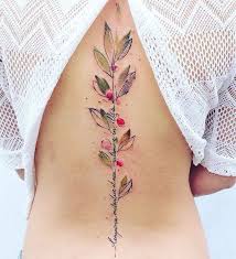 Like the leaves tattoo, the flower spine tattoo often has a stem going down the center of the spine. 50 Back Spine Tattoos For Women 2021 Tribal Flower Quotes