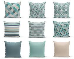 Mix And Match Throw Pillow Cover Design Each Of These Is Designed To Coordinate With Each Other Listing Is F Sofa Pillow Covers Throw Pillows Seafoam Pillows