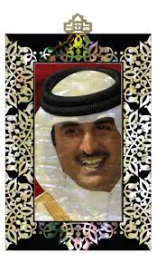 صاحب السمو الشيخ تميم بن حمد آل ثاني أمير دولة قطر حفظه الله صورة مصنوعة من عروق اللؤلؤ الطبيعي لؤلؤ الامارات السعودية البحرين art poster movie posters