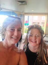 Girl promoting makeup products