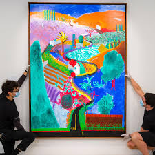 Official works by david hockney including exhibitions, resources and contact information. David Hockney Painting Valued At 27m Goes On Show Ahead Of Auction Art The Guardian