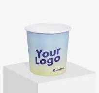 Custom printed food cups with lids