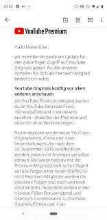 Youtube premium (formerly known as youtube red) is one of a few premium membership services we offer for amplifying your experience on youtube. Youtube Originals Ab 24 September 2019 Auch Fur Nicht Premium Mitglieder Abrufbar Mit Werbung