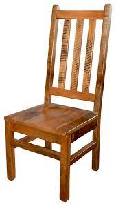 It definitely adds rustic beauty. Rustic Kitchen High Back Side Chairs With Scoop Seat Set Of 2 Rustic Dining Chairs By Furniture Barn Usa Houzz