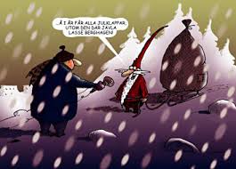 Gratis utskrivningsbara bilder med varierande teman som du kan skriva ut och färglägga. Sota Tecknade Julbilder