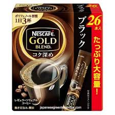 Nescafe Gold Blend Rich Deep Black Instant Coffee 26 Sticks 52 Grams Nescafe Gold Blend Nescafe Coffee Sachets