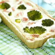 Quiche Aux Brocolis Saumon Fume Et Creme Fraiche Rezept Rezepte